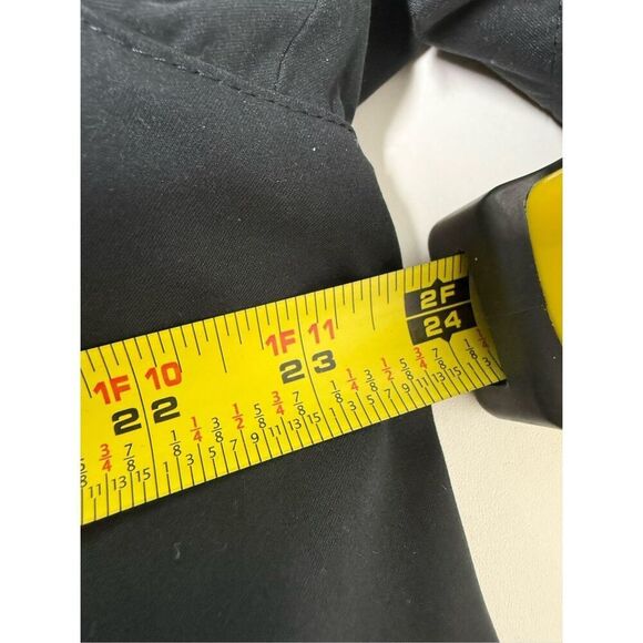 Baracuta Jacket Black Coat Double Overcoat Quilted Parka Wool Lined Trench Sz M - Picture 6 of 15